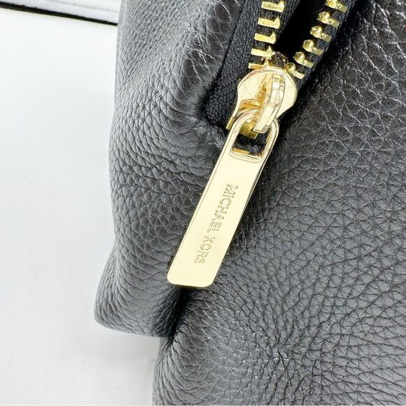 Michael Kors Erin‎ Medium Leather Backpack Black Pebbled Leather - Picture 12 of 13